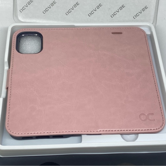 OCASE PINK FLIP WALLET PHONE CASE FOR IPHONE 12 MINI NEW IN THE BOX - Picture 3 of 9